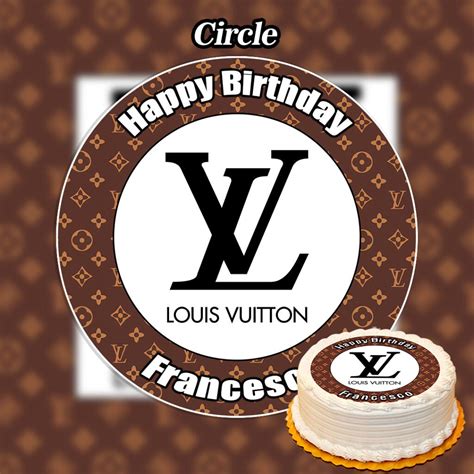 louis vuitton edible toppers